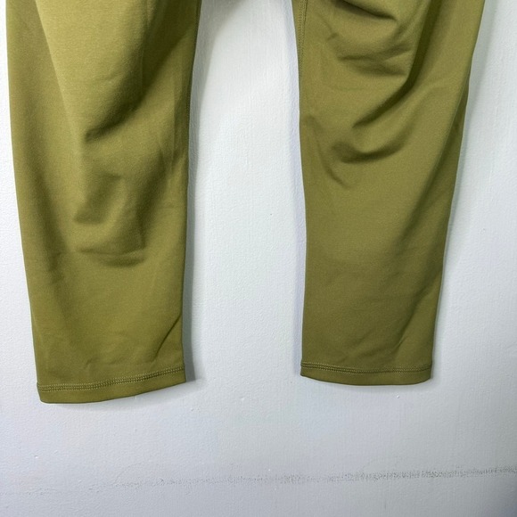 Ododos Cropped Olive Green Athletic Leggings Women's Size L Workout Yoga Gym - Picture 12 of 12